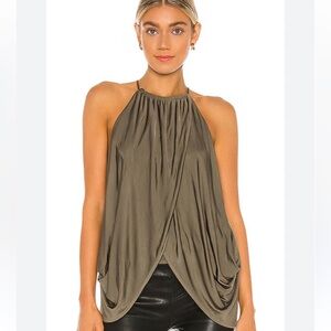 All Saints Olive Green Top NWT